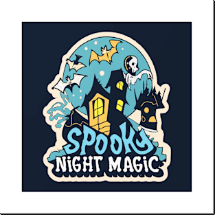 Spooky night magic Posters and Art